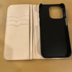 ボナベンチュラ 手帳型 iPhone12 12Proケース エトープ グレージュ