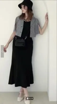 dazzlin アシンメトリーキャミソールワンピース