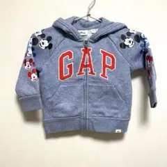 BabyGAP Disney ミッキー 裏起毛耳つきパーカー