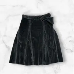 Louis Vuitton ルイヴィトン フレアスカート ブラック ベルト 38のサムネイル