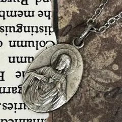 1900年代ヴィンテージ ルルドの聖母 ネックレス フランス キリスト 
