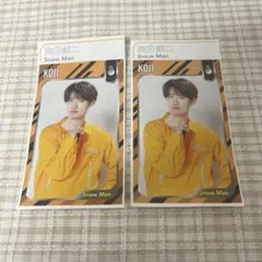 SnowMan 向井康二 ザテレビジョン アイドルPOWERカード