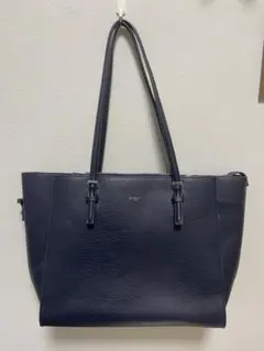 D.KELLY トートバッグ 紺色 A4サイズ対応の大容量