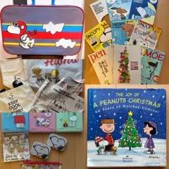 22点まとめ売り！スヌーピー トランクバッグ トートバッグ 絵本 ムック本 他