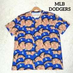 正規品 MLB LA ドジャース 山本由伸【XL】Tシャツ 青色系 ☆美品☆