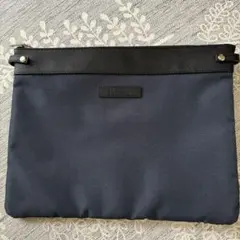 TAKEO KIKUCHI ネイビー ポーチ