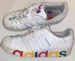 adidas SUPERSTAR ホワイト マルチカラー