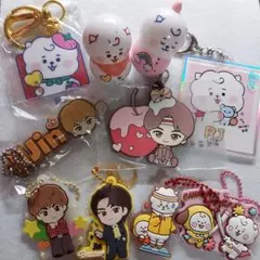 公式BT21tinytan jinキーホルダーセット