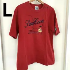 おシナコバ SINA COVA 赤 半袖Tシャツ 綿素材 L日本製のサムネイル