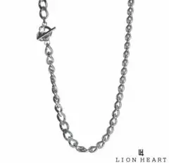 ライオンハート ワイド チェーンネックレス 7mm幅 カットキヘイ 50cm