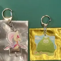 ポケモン ぽこあ 推し旅 アクリルキーホルダー カビゴン　クレセリアのサムネイル