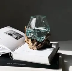 ※格安出品　流木×ガラス フラワーベース　Lサイズ