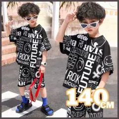 【SALE⭐️】キッズ セットアップ 韓国 ハーフパンツ 半袖【144-5】
