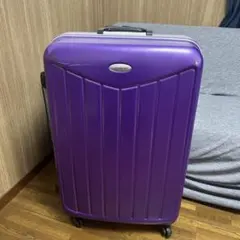 サムソナイト Samsonite スーツケース パープル 紫 大型 4輪 ハード
