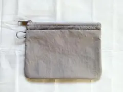 無印良品 無印 リンクルナイロンフラットポーチ ポーチ Mサイズ ピンク