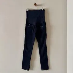 無印 MUJI マタニティスキニー デニムパンツ XS