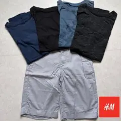 H&M エイチアンドエム 半袖Tシャツ ハーフパンツ コーデ 150まとめ売りのサムネイル