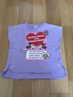しまむら❤️リトシー　ミッキー&ミニー 半袖Tシャツ