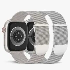 アップルウォッチ バンド ステンレス留め金製