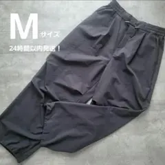【軽くてシワになりにくい！】しまむら ドローコード ナイロンパンツ M グレー
