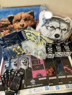 マンウィズ一番くじ　MAN WITH　ラストワン　フェイスマグネット他　全18点