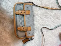 Coach ショルダーバッグ ブルー