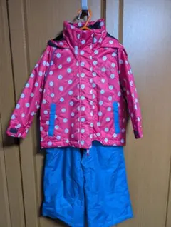 子供用スキーウェア上下セット 100サイズ（ピンク・水色）