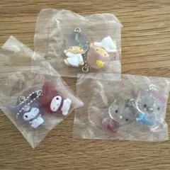 サンリオキャラクターズ なかよしドロップチャーム キティキキララマイメロ3点