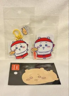 ★ちいかわ焼き 3点セット☆アクリルキーホルダー☆マグネット☆ステッカー★