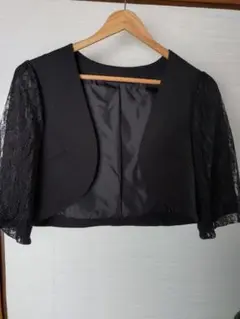 袖レースボレロ　黒