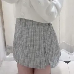 evelyn ビジューキュロットスカート