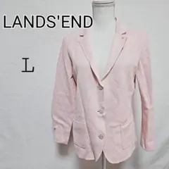 LANDS'END ピンク ジャケット Lサイズのサムネイル