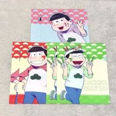 6枚セット おそ松さん セブンイレブン クリアファイル おそ松 トド松 チョロ松