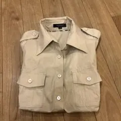 BURBERRY ベージュ ノースリーブシャツ 38