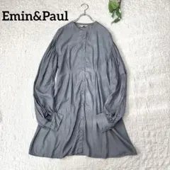 Emin&Paul＊ダートドレスブラウス＊シャツワンピ　ベイクルーズ　Sのサムネイル