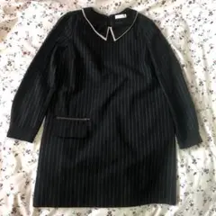 Ehyphen world gallery イーハイフン 襟付きワンピース