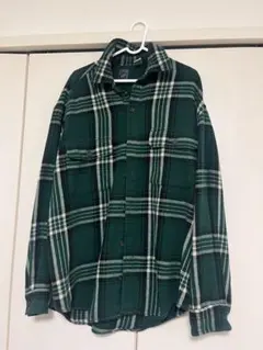 90s old GAP ネルシャツ　チェックシャツ　グリーン