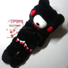 グルーミー マフラー ブラック ふわふわ 黒 2