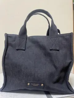 未使用BLUE LABEL デニムxチェック柄リバーシブルトート