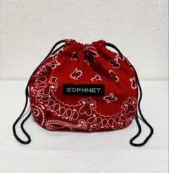 SOPHNET. ソフネット　リバーシブル巾着　ペイズリー柄のサムネイル