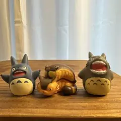 となりのトトロ フィギュア 3体セット 大トトロ 中トトロ ネコバス