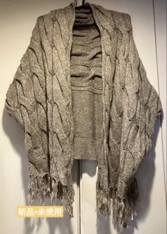 Stola. ストラ ケーブル編みニットストール