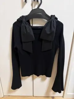 オフショル肩リボンニット INGNI