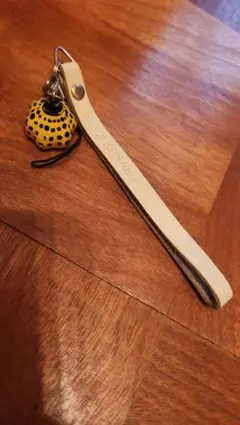 ✨草間彌生✨ パンプキン ストラップ キーホルダー黄色×黒