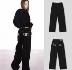 as"on ason アズオン スモッグ ワイドパンツ