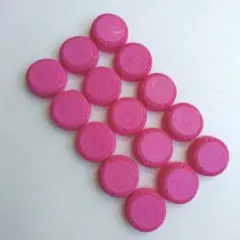 ペットボトルキャップ　コントレックス　１５個