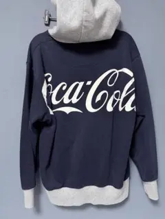 GU Coca-Cola コラボ パーカー M ネイビー