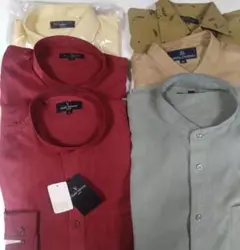 Claudio Valentino 長袖シャツ　オンワード半袖シャツ等６枚セット