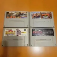 SFC スーパーファミコンソフト 4本セット