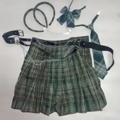 チェック柄制服コスプレ 文化祭 球技大会【値下げ可】